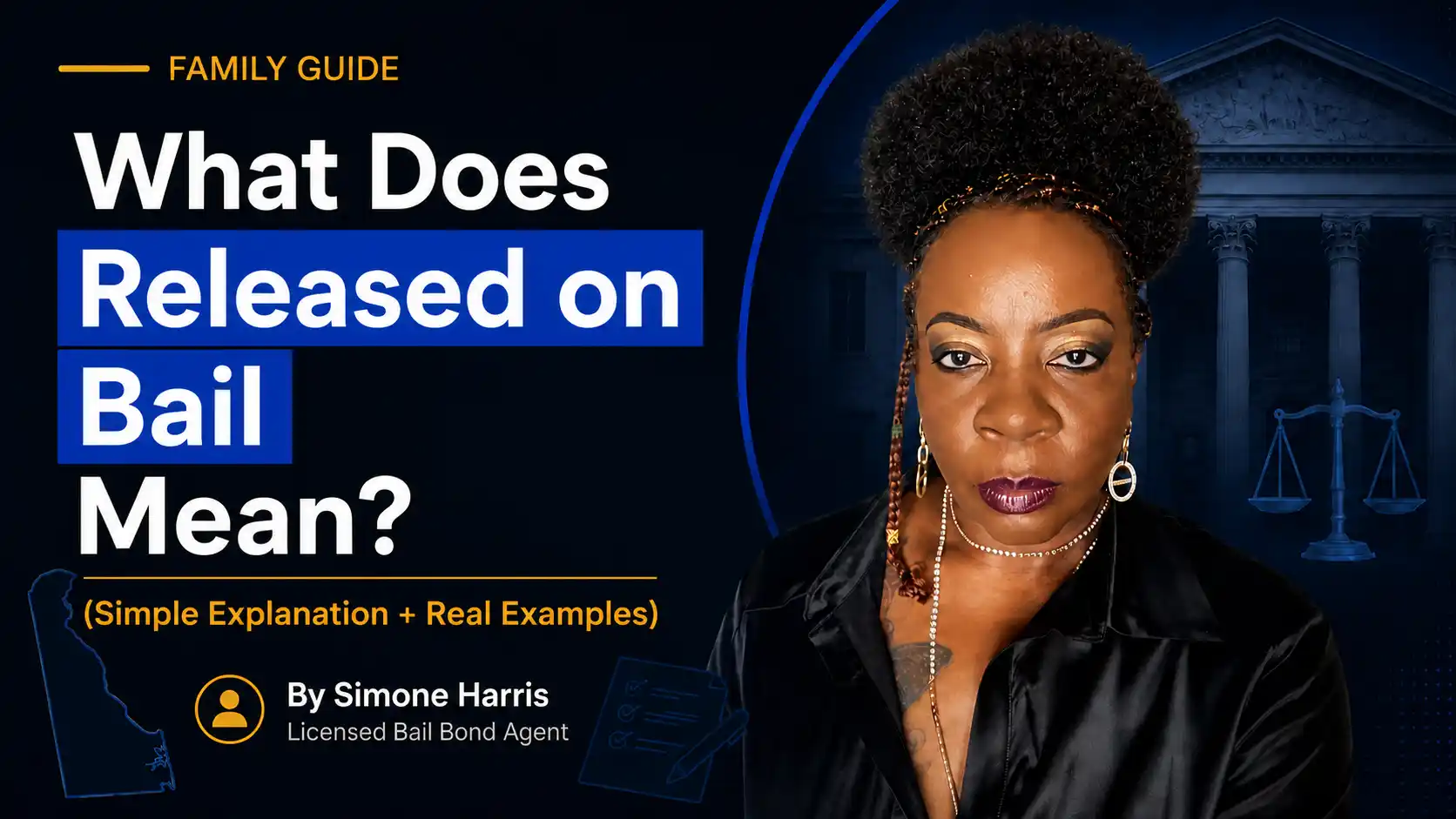 What does released on bail mean - simple explanation guide by Simone Harris